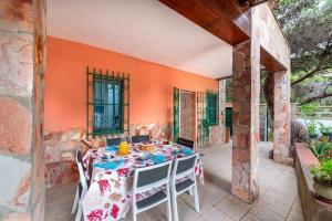 Beachfront Villa in Porto Pino - 30 meters