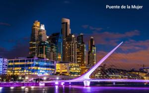 Family Apartment with Puente de la Mujer View in Puerto Madero