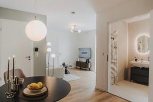 JOBOSTAYS - LUMA2 Modernes Neubau-Apartment in Bad Zwischenahn mit Terrasse und kostenlosem Parkplatz