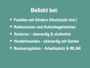 Kochstedter Wohnstuben - Fewo mit Naturbaustoffen in der Bauhausstadt Dessau - hundefreundlich - ebenerdig - mit Garten - Parkplatz inklusive