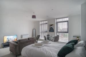 Chic Salford Studio near Metro & MediaCityUK