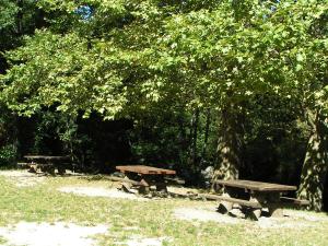 Gîte en Cévennes en bordure de rivière pour baignade, chambre clim naturelle