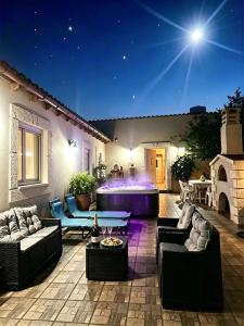 Villa Asterousia with Private Night Spa, BBQ & Lounge