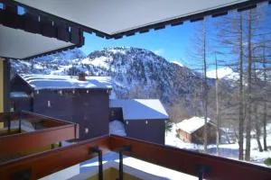 Studio Isola 2000 Balcon Vue Montagne