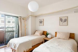 Cozy Japandi 3LDK in Namba for Groups