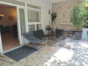 Cheapest big studio apartment with terrace direct to sandy beach