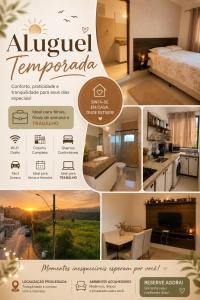 Casa confortável com um quarto
