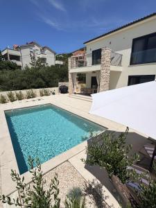 2026 Brand New - Villa Orkula Rab with Heated Pool, Gym & Sea View