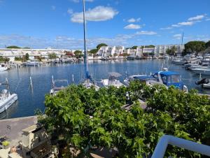 Grande marina vue sur port
