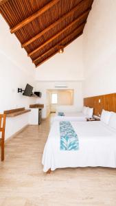 Estudio con vista al mar Caribe