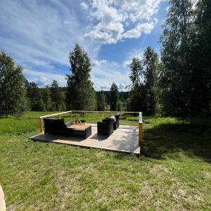 Family Glamping in a Forest