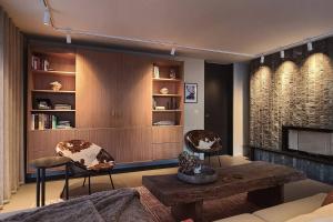 Modern Alpine Retreat Garden and Panoramic Views