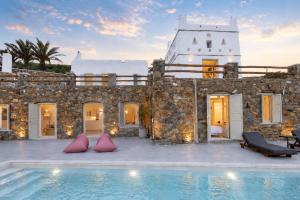 Villa Evita Panormos private pool & jacouzzi