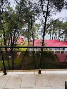 Private One-Bedroom Apartment with kitchen and balcony at a Hotel