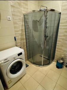 Private One-Bedroom Apartment with kitchen and balcony at a Hotel