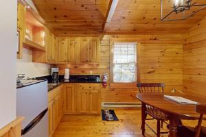 Delightful dog-friendly studio cabin with fireplace, AC & nearby hiking