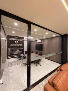 Modern studio apartment in a luxury building