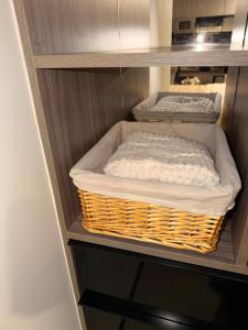 Modern studio apartment in a luxury building