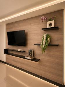 Modern studio apartment in a luxury building