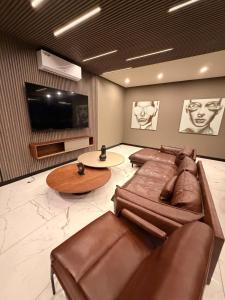 Modern studio apartment in a luxury building