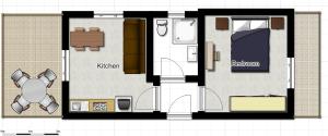 Apartment in the city of Lefkas