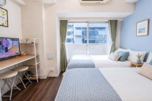 602Room, 5 mins walk from JR Kinshicho North Exit!Near Asakusa & Sky Tree!! The house is on the 6th floor with an elevator, convenient transportation There is a balcony and the room is soundproofed