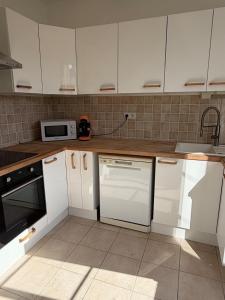 Great location next to a park and downtown, well-equipped
