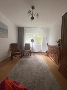 Downtown bedroom, green Muranów
