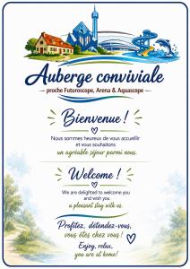 Auberge conviviale proche Futuroscope, Arena & Aquascope