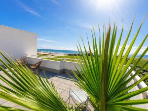 Une des plus belles vues de Biscarrosse Plage Terrasse panoramique de 63 m2 face ocean vue mer exceptionnelle plage a pied emplacement unique parking gratuit
