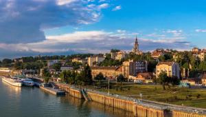 Belgrade Brankov bridge - Downtown