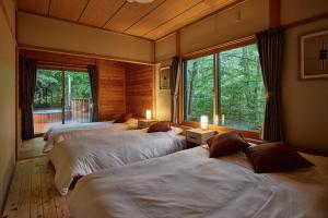 Villa Noël Kitakaruizawa Forest, Sauna & Open Air Wood Jacuzzi