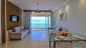 Spacious beach apartments right on the Saranda boulevard with breathtaking panoramic sea view