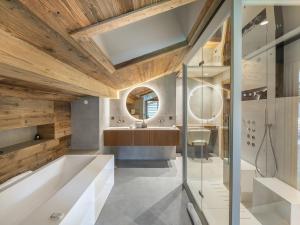 Penthouse à Megève avec piscine et animaux admis, 10 pers. - FR-1-569-83