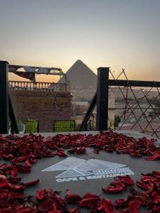 Karnak hotel with pyramids view