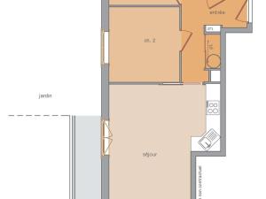 Appartement accueillant - 6 pers. - FR-1-886-78