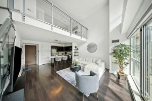 Downtown Loft style Condo with Pool Gym and Balcony