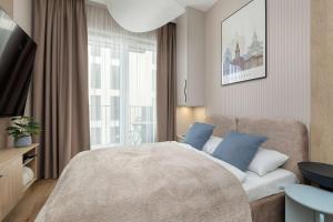Beige Studios By the River in Szczecin with Balcony by Noclegi Renters