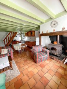 Charmante maison de campagne avec jardin et barbecue