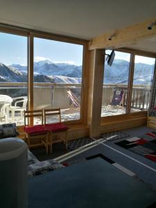 Appartement convivial à La Plagne - 28 m² avec vue sur la montagne