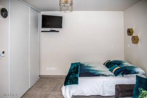 Studio confortable à Abondant, 30 m² avec jardin équipé