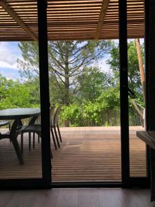 Chalet Premium 7 piscine partagée