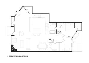 2BR Lagoons with Private Hot tub in Village Location including Parking