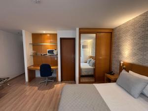 Hotel Vila Olimpia Itaim com garagem grátis e ar cond 2103