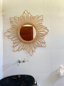 Hibiscus house Kuta Lombok 1 bed room & kitchen