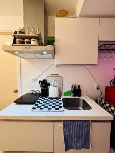 Moodscape at Azure North Cozy Bauhaus & Retro themed room