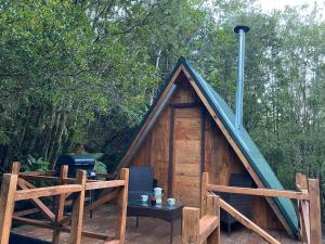 Refugio Minicabaña en medio del bosque con Tinaja opcional