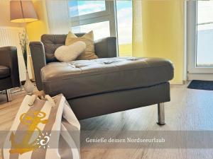 de Twargbutt Nordseeluft vom Balkon aus schnuppern