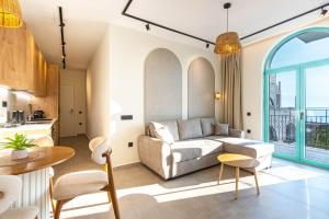 Santorini Dream 2 Apt w Parking, Kitchen and Sunset, Sea View - Drymade