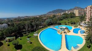Studio 500m from the beach -year swimming pool